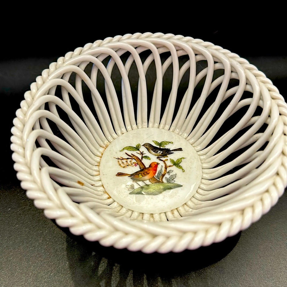 Herend woven basket